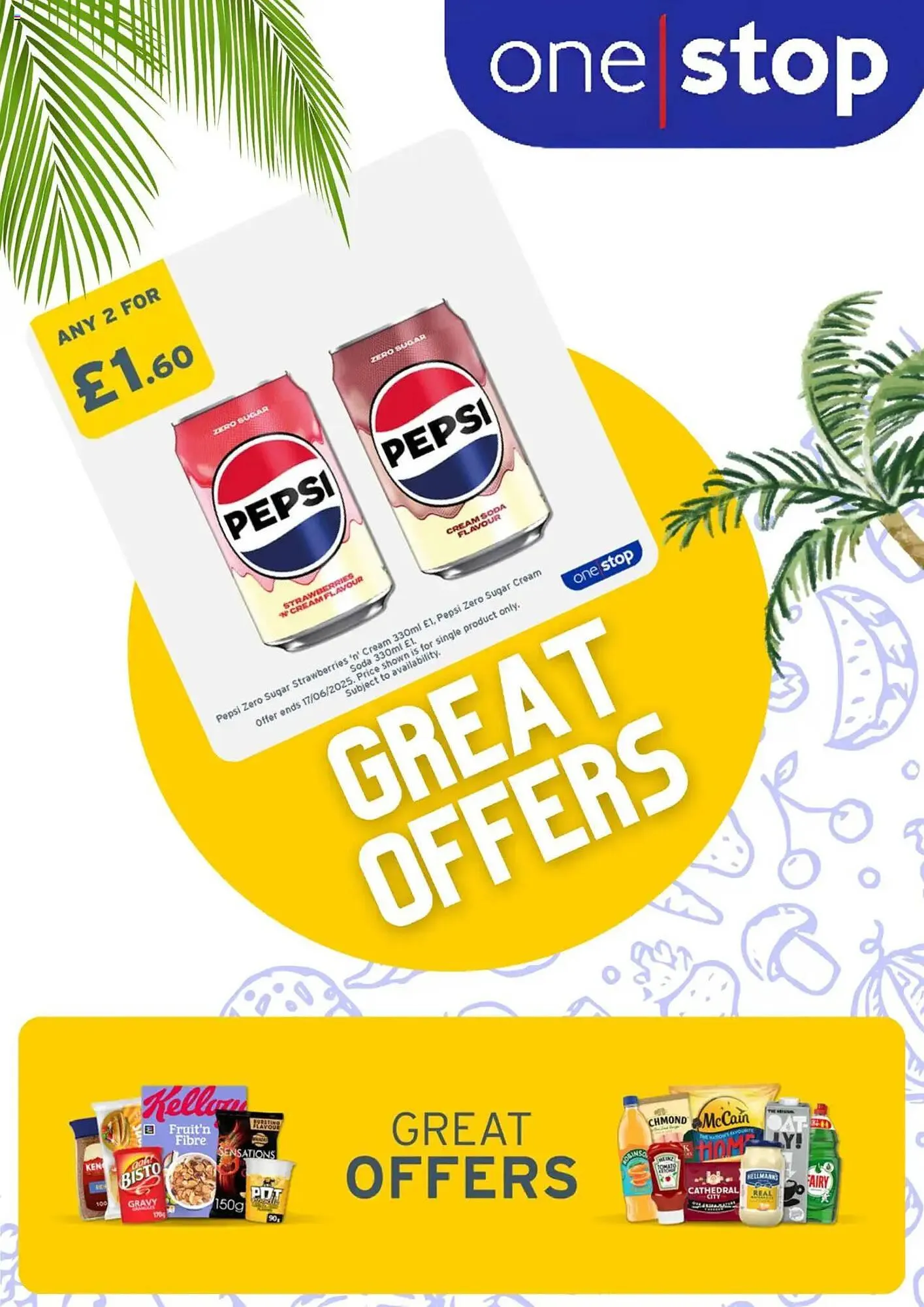 One Stop leaflet from 29 April to 28 June 2025 - Catalogue Page 1