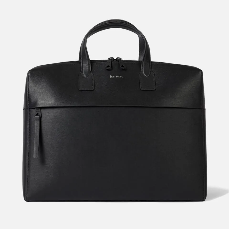 Paul Smith Slim Folio Emblem Leather Bag