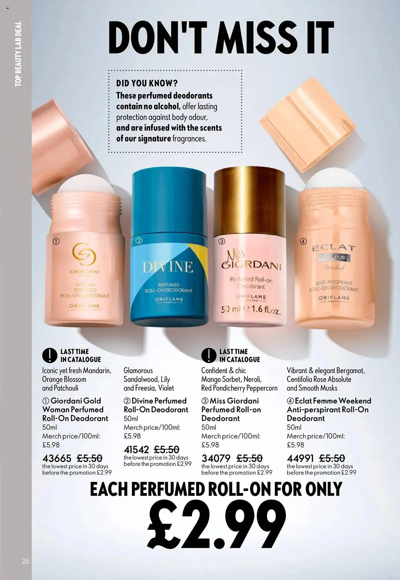 Oriflame leaflet from 11 September to 1 October 2025 - Catalogue Page 26
