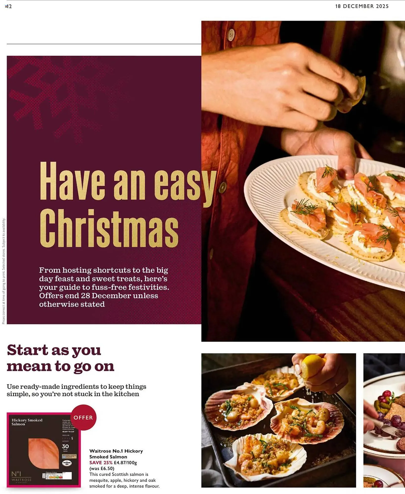 Waitrose catalogue from 18 December to 25 December 2025 - Catalogue Page 12