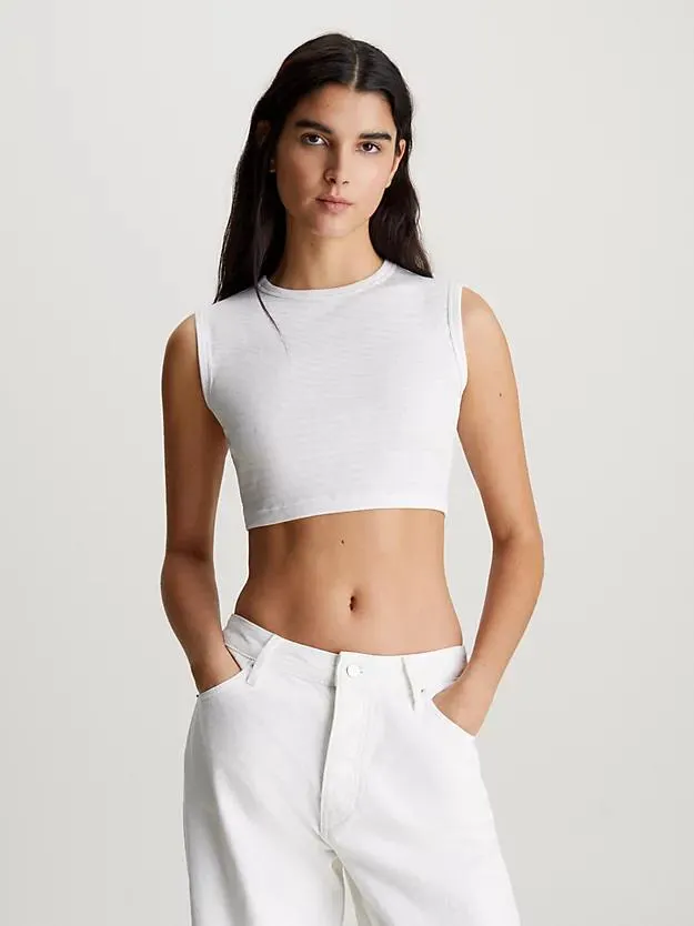 All-Over Printed Cropped Top