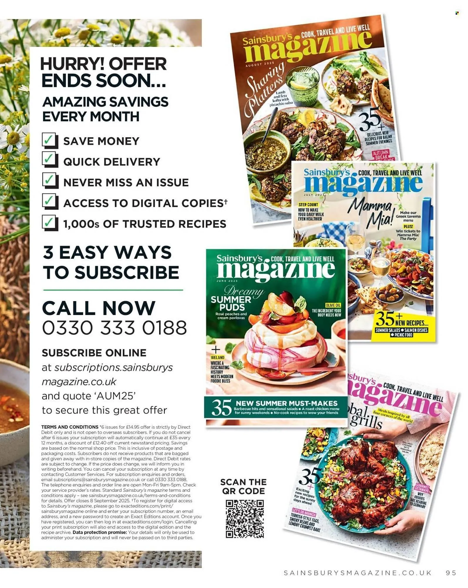 Sainsbury's leaflet from 1 August to 31 August 2025 - Catalogue Page 95