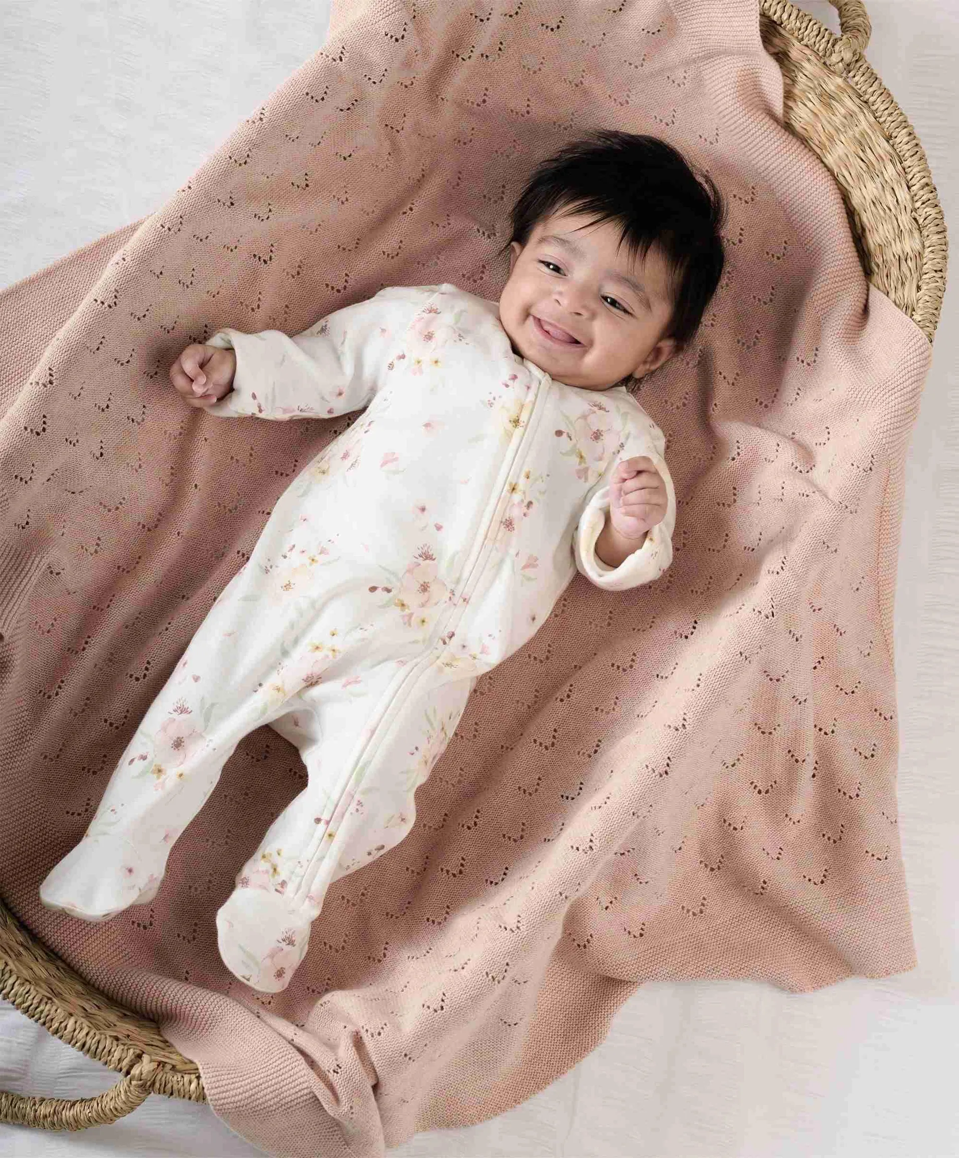 Large Floral Zip All-in-One