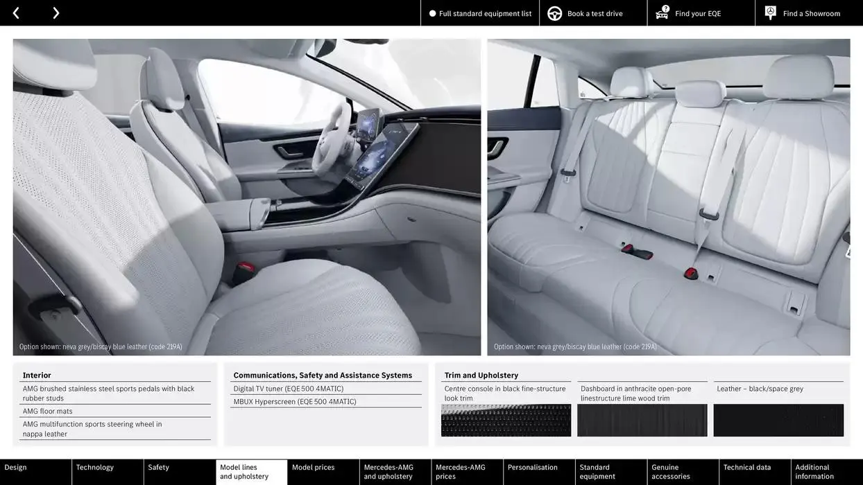 Mercedes Benz EQE Saloon from 24 October to 24 October 2025 - Catalogue Page 27
