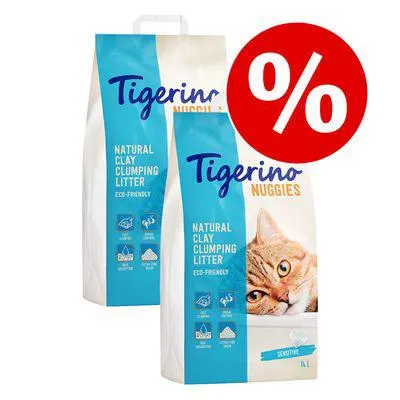 2 x 14l Tigerino Nuggies Cat Litter - Special Price!*