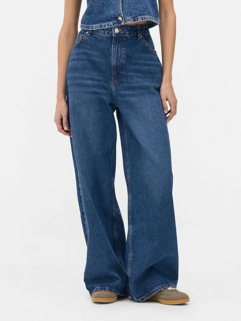 Wide Leg Boyfriend Jeans