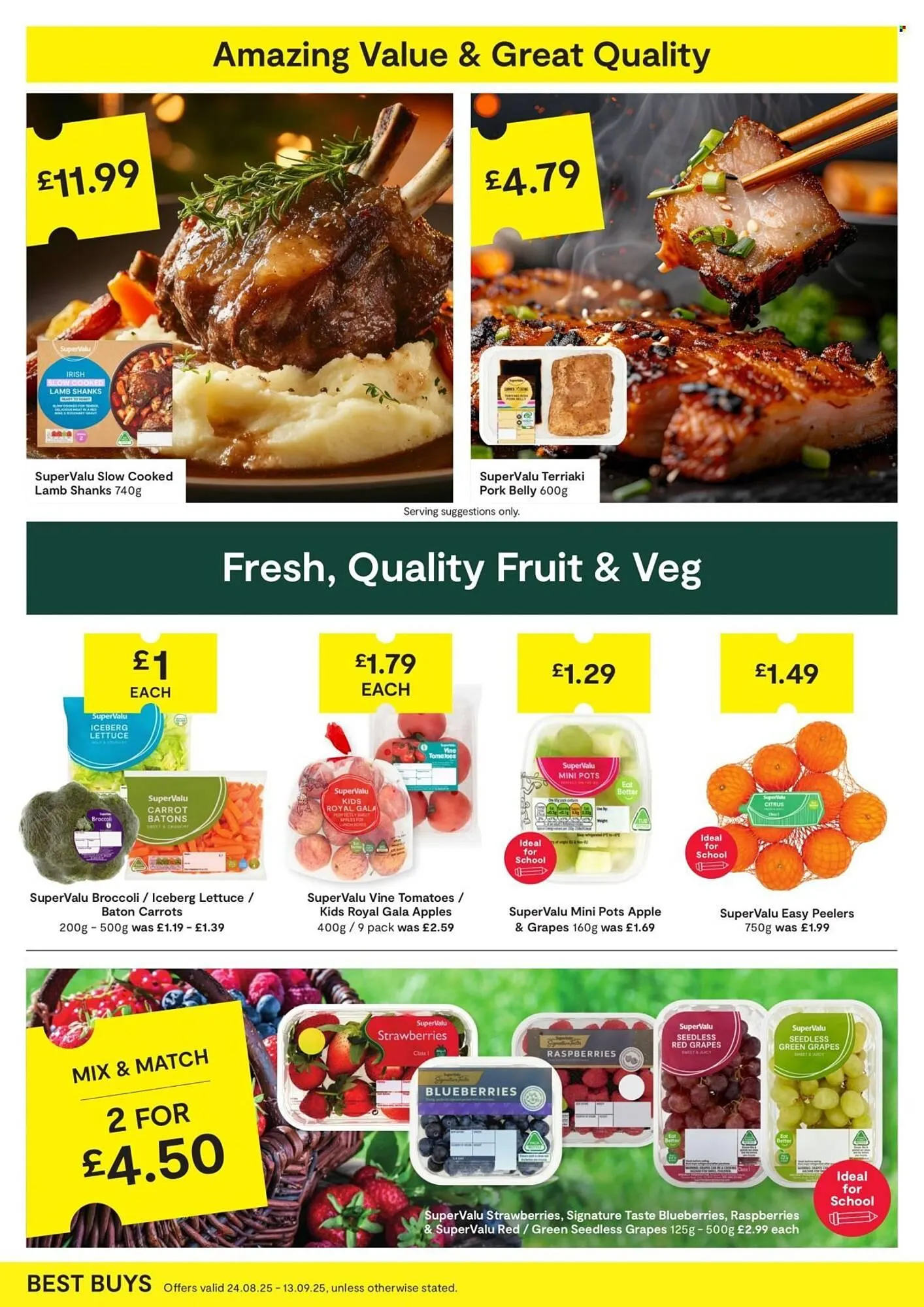 SuperValu leaflet from 24 August to 13 September 2025 - Catalogue Page 6