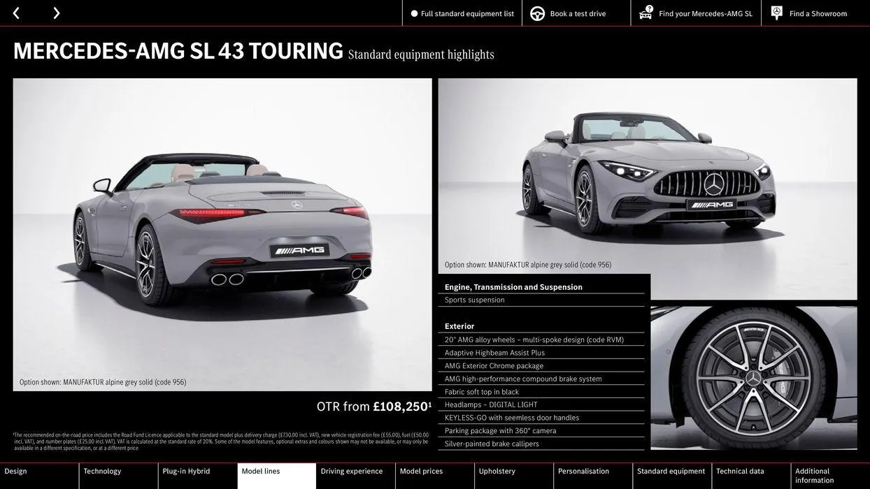 Mercedes-AMG SL from 24 August to 24 August 2025 - Catalogue Page 23