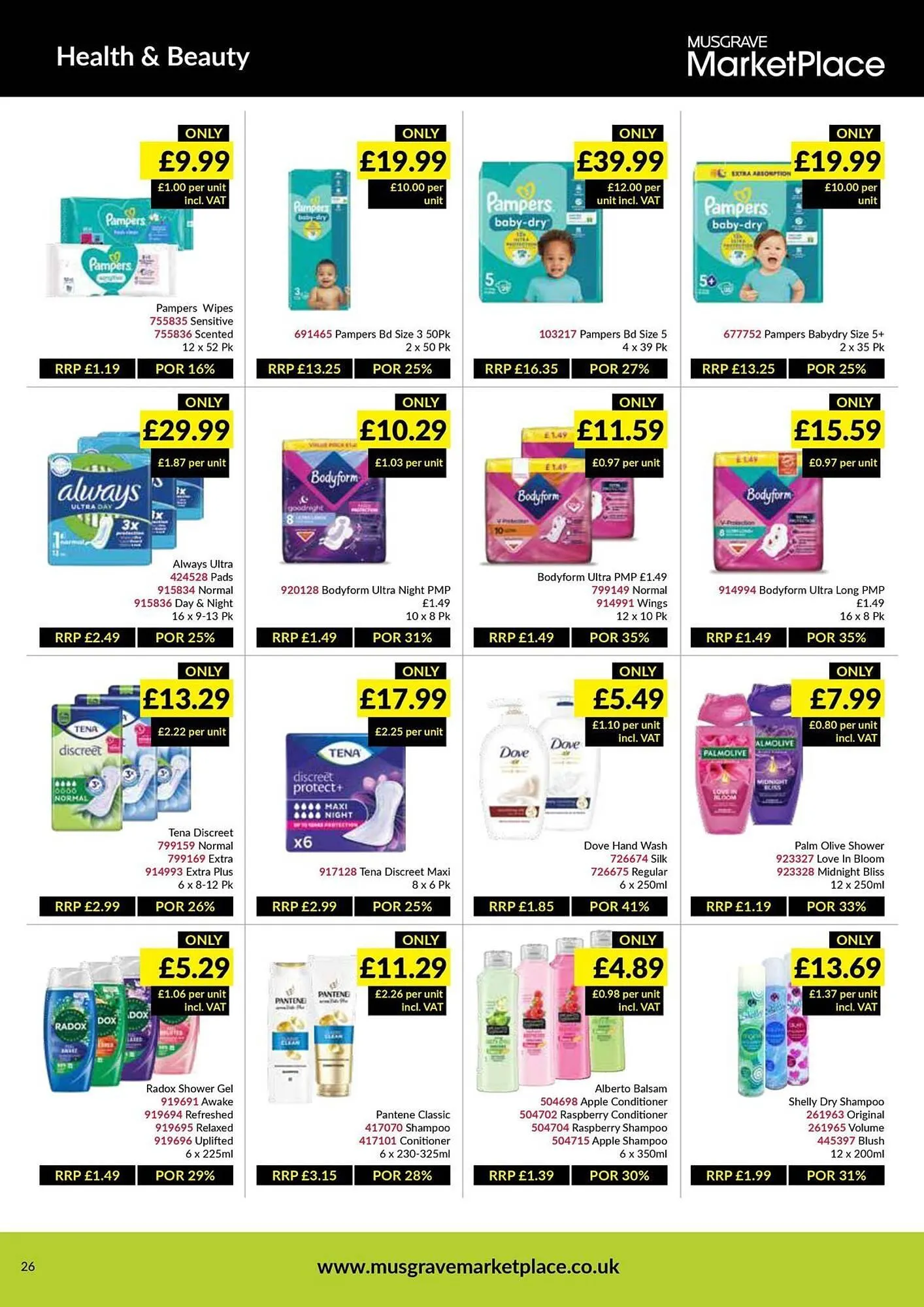 Musgrave MarketPlace leaflet from 3 June to 22 June 2025 - Catalogue Page 26