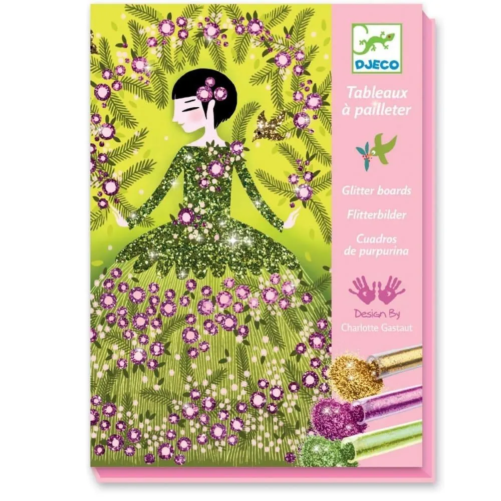 Djeco Glitter Dresses Glitter boards