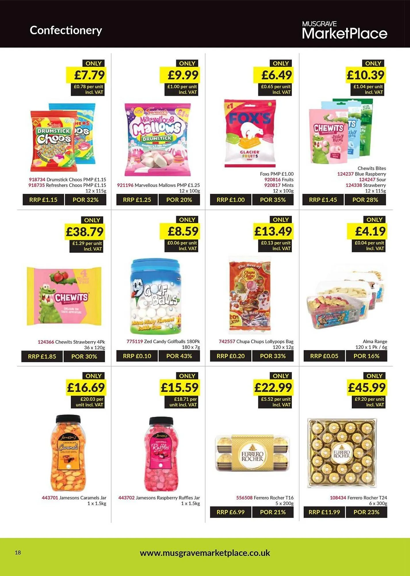 Musgrave MarketPlace leaflet from 25 August to 14 September 2025 - Catalogue Page 18