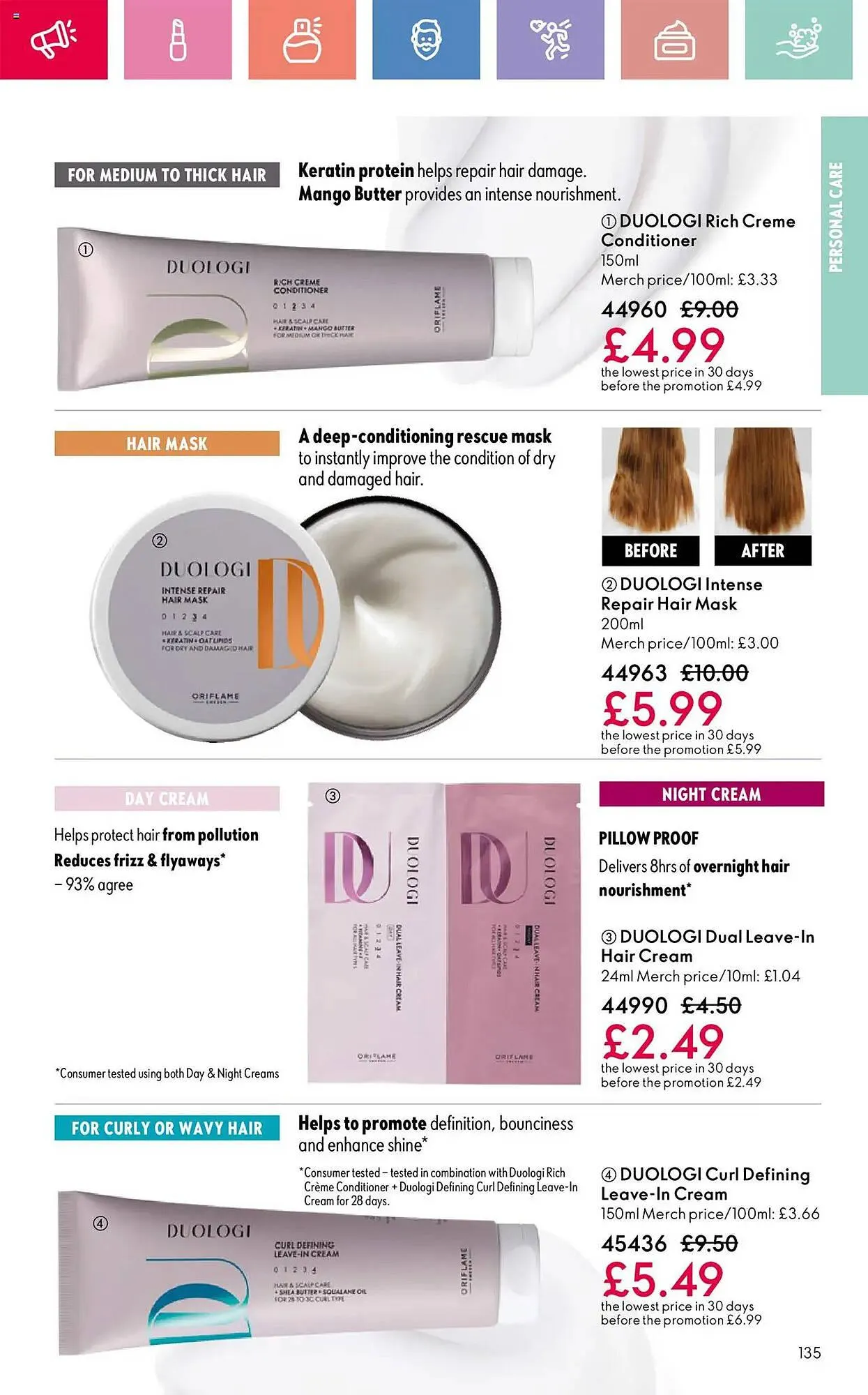 Oriflame leaflet from 17 April to 7 May 2025 - Catalogue Page 137