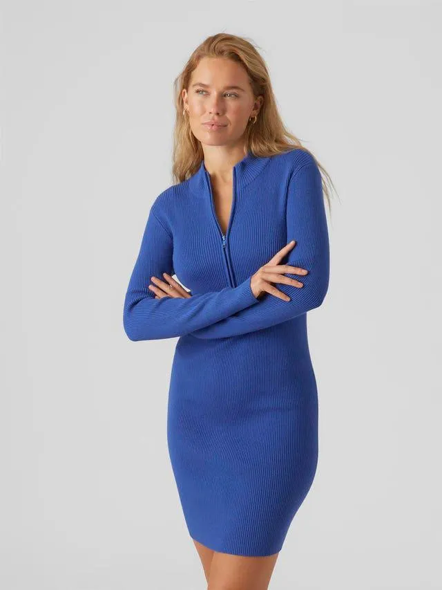 Knitted maternity-dress