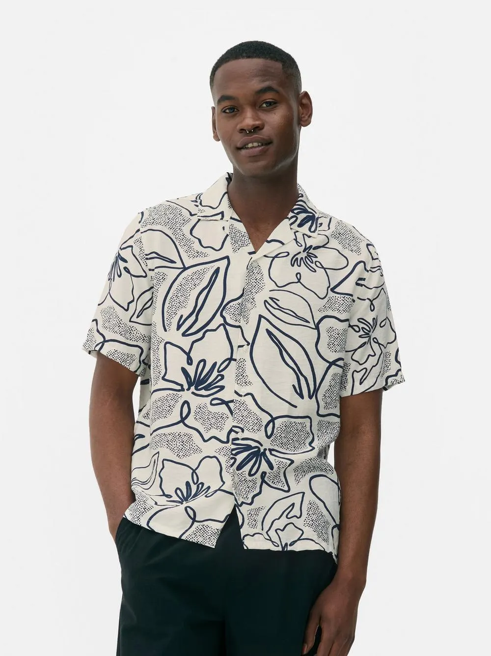 Floral Button-Up Shirt