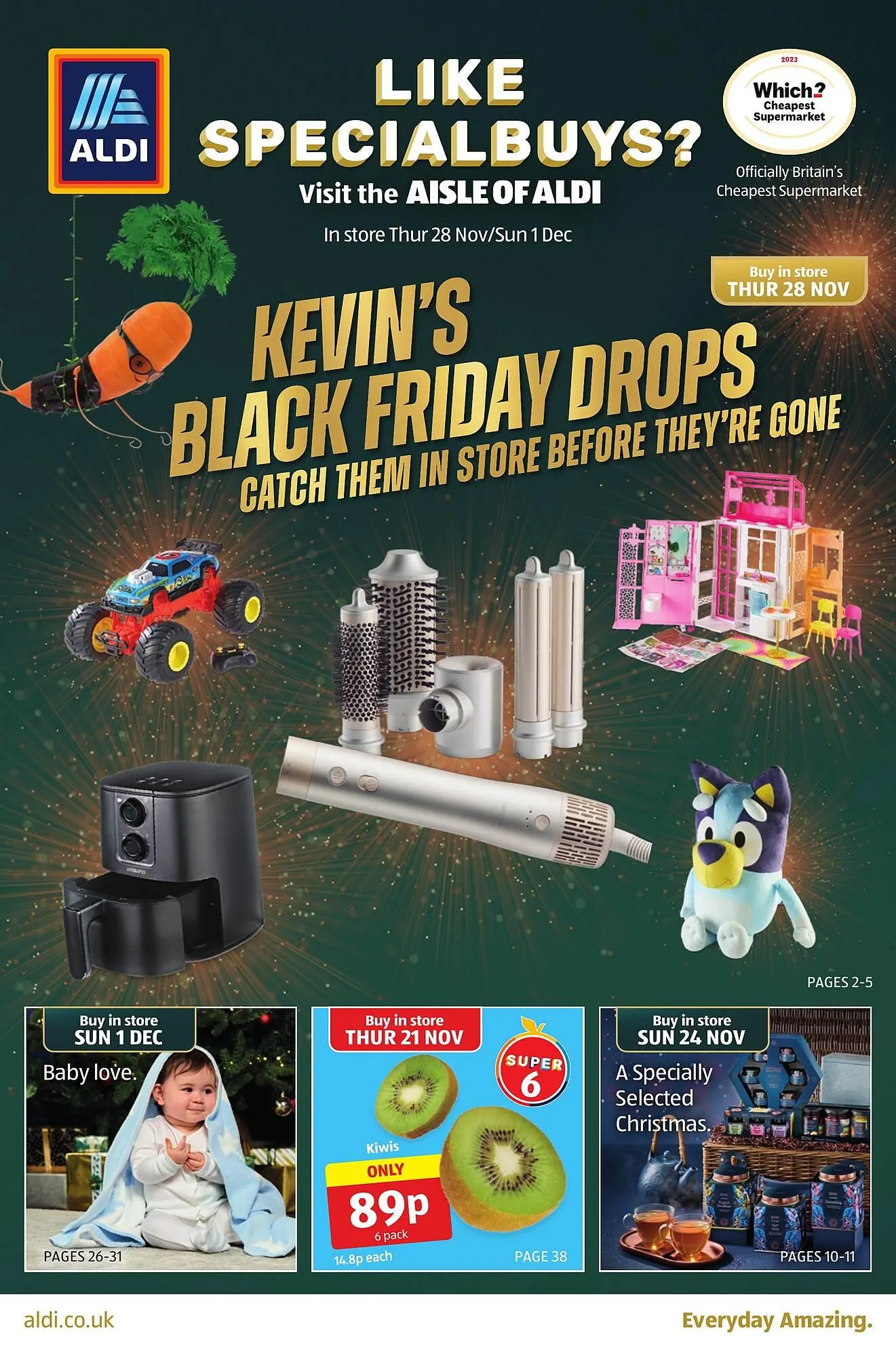 Aldi leaflet from 28 November to 1 December 2024 - Catalogue Page 1