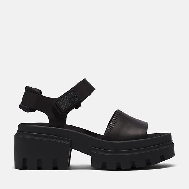 Everleigh Ankle Strap Sandal for Women in Black