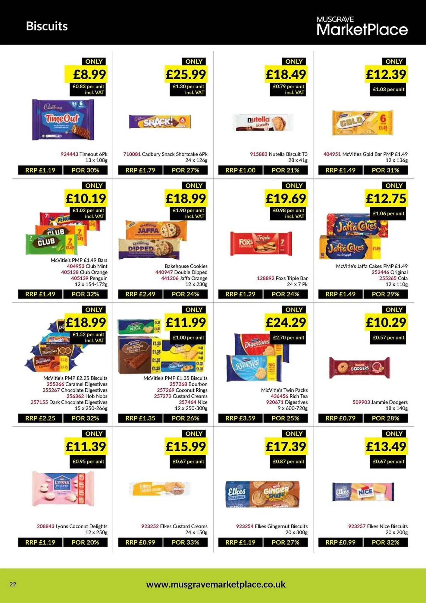 Musgrave MarketPlace leaflet from 3 June to 22 June 2025 - Catalogue Page 22