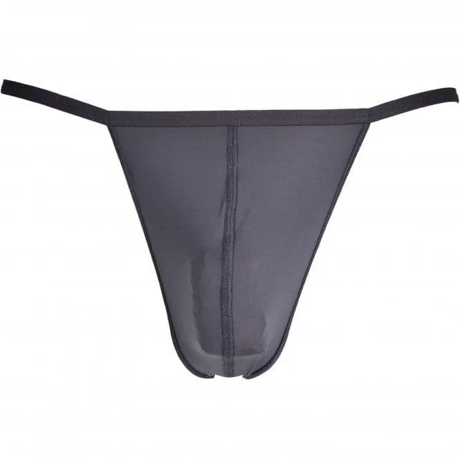 HOM Plume Ultra-light G-String, Anthracite