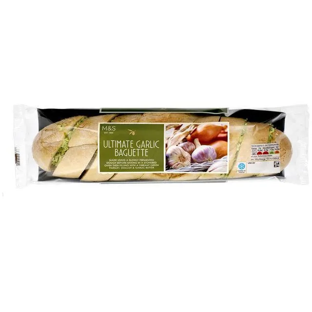 M&S Ultimate Garlic Baguette 225g