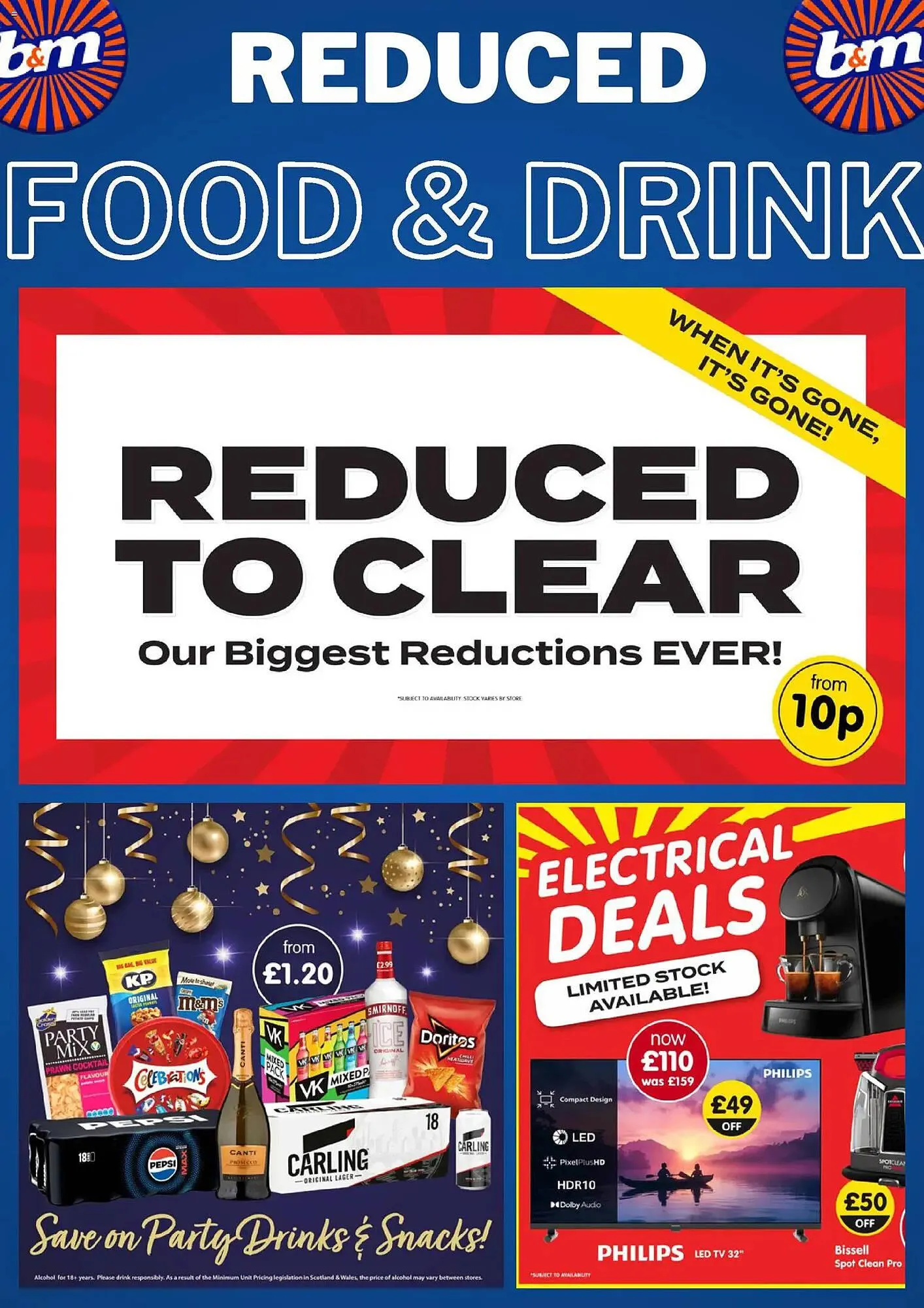 B&M Stores leaflet from 25 December to 25 January 2026 - Catalogue Page 1