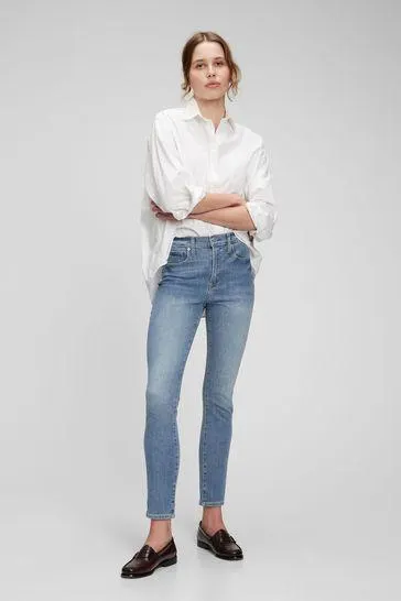 High Waisted Skinny Fit Jeans