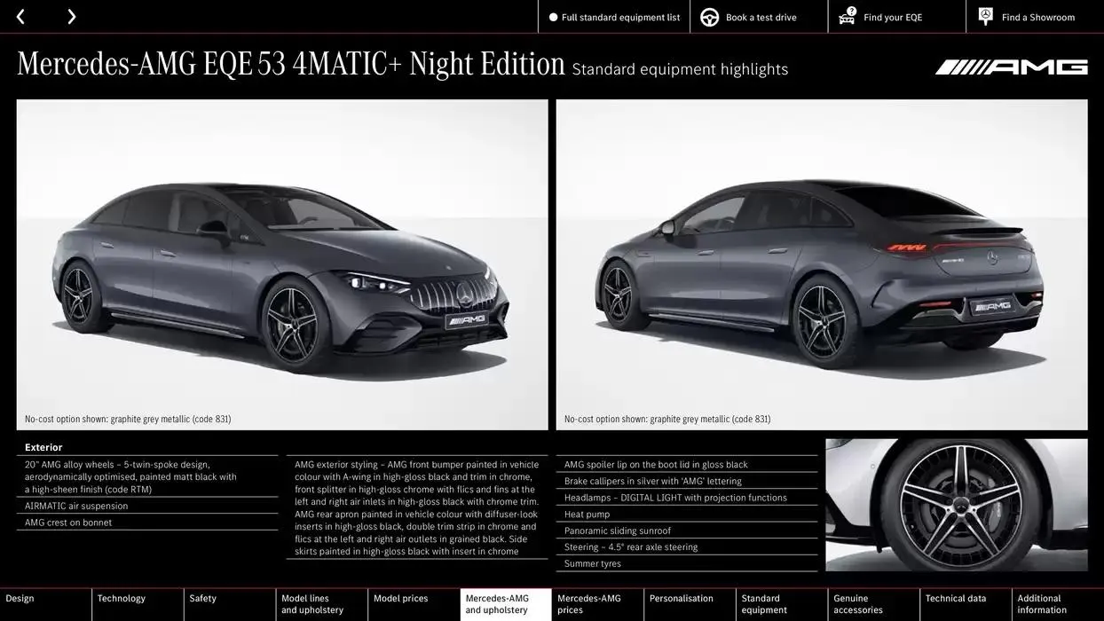 Mercedes Benz EQE Saloon from 24 October to 24 October 2025 - Catalogue Page 40