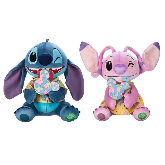 Stitch and Angel Stitch Attacks Snacks Soft Toy Bundle