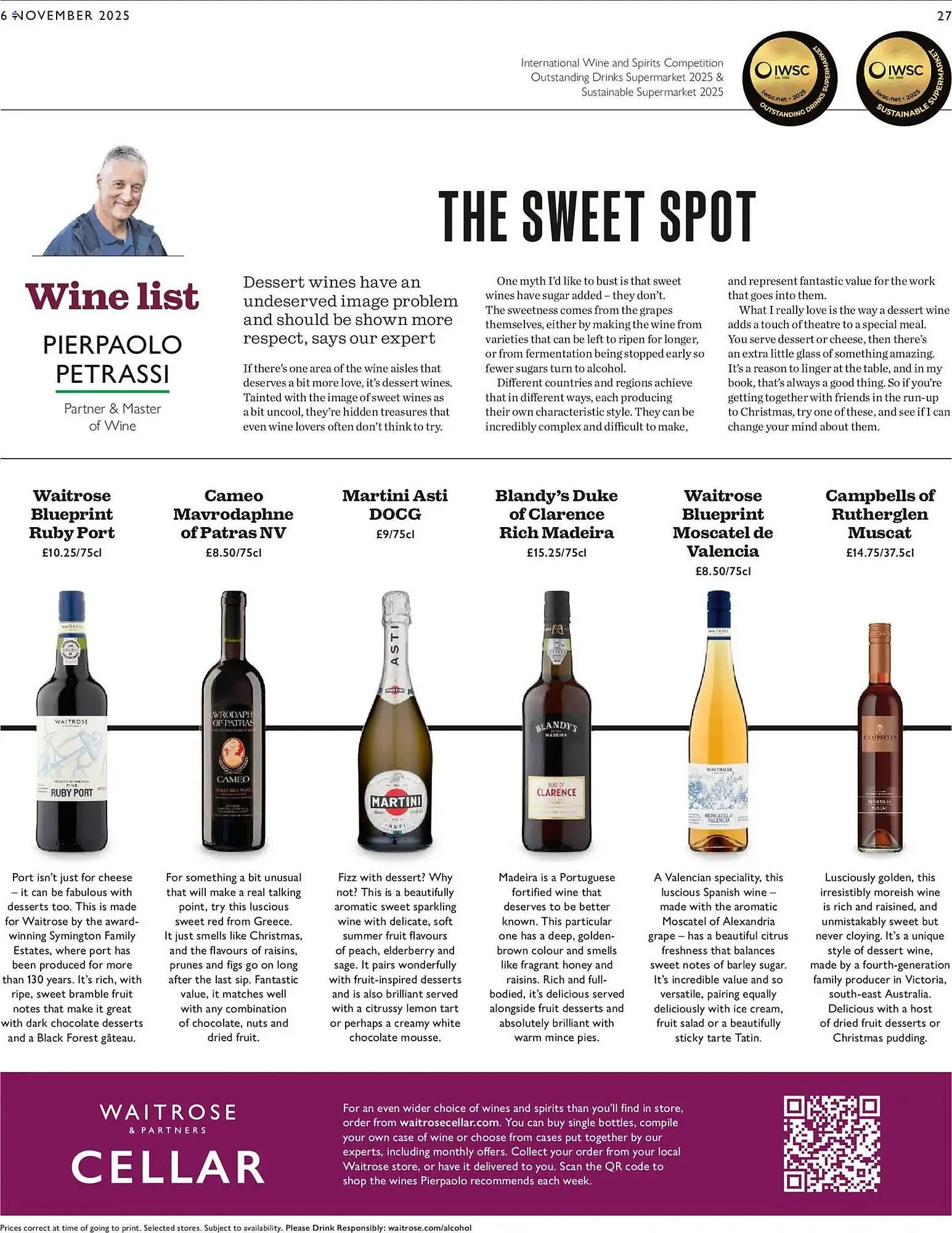 Waitrose catalogue from 6 November to 13 November 2025 - Catalogue Page 27