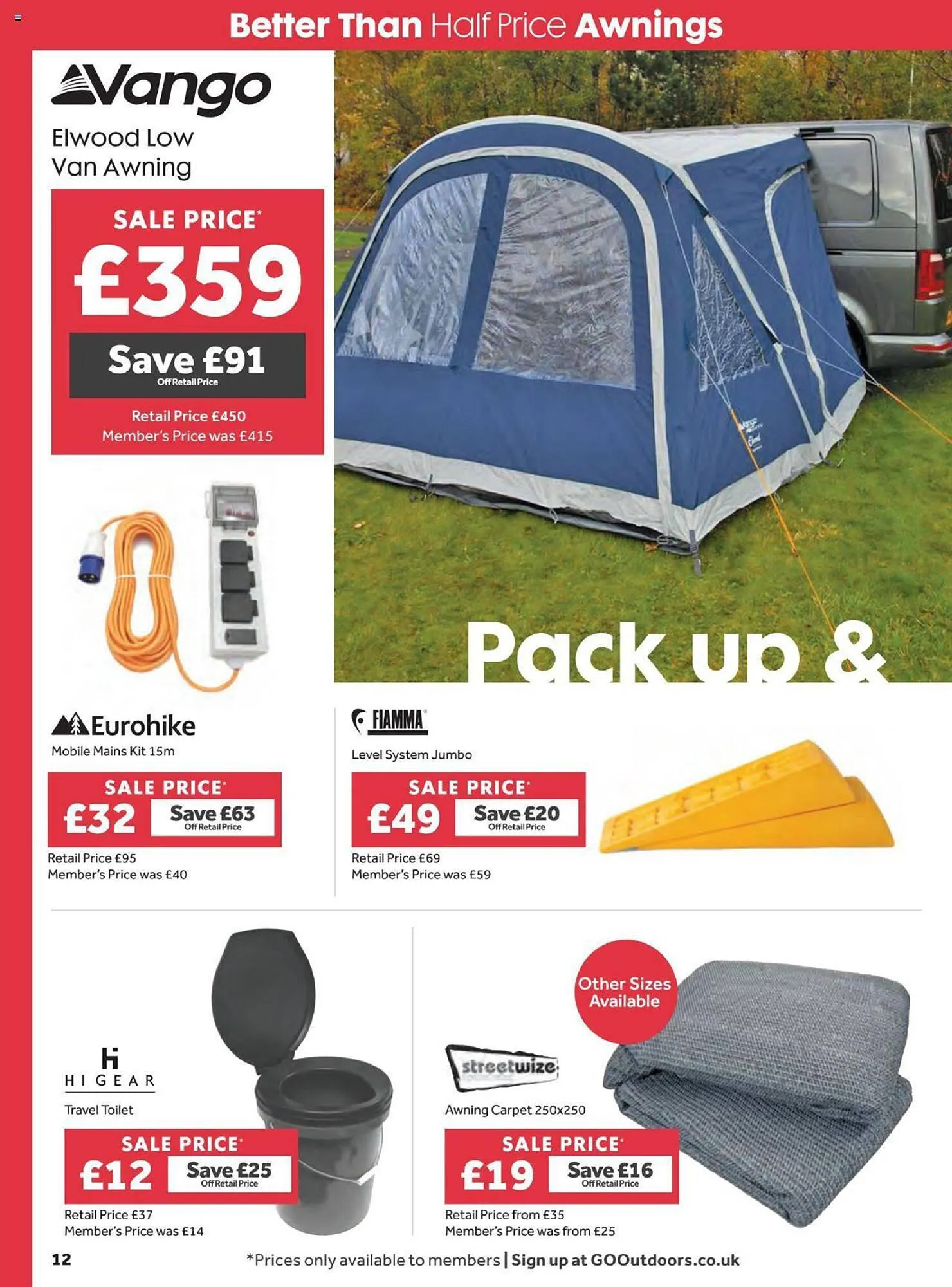 GO Outdoors Weekly Offers from 13 July to 13 September 2023 - Catalogue Page 12