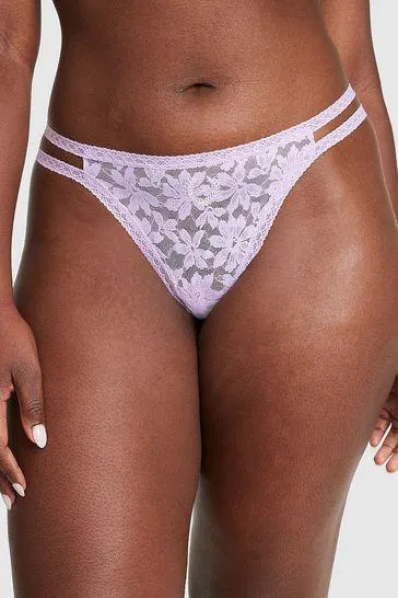 Lace Strappy Thong Knickers