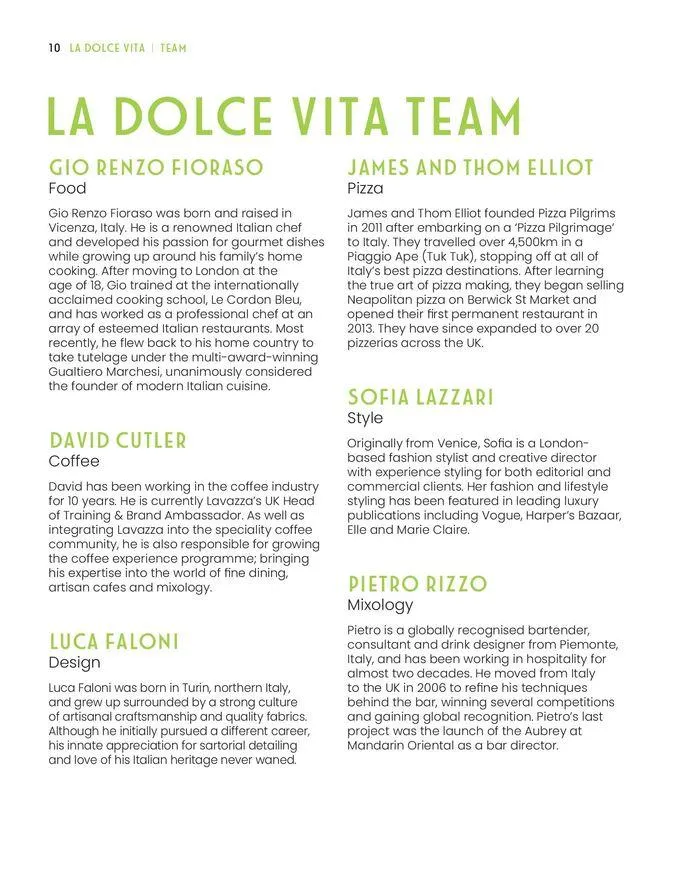 La Dolce Vita Guide from 21 May to 31 December 2024 - Catalogue Page 10