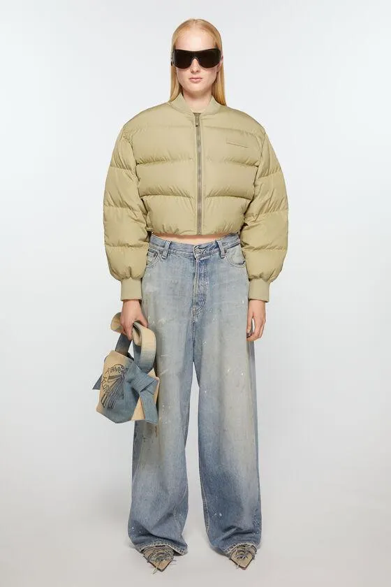 Bomber puffer jacket