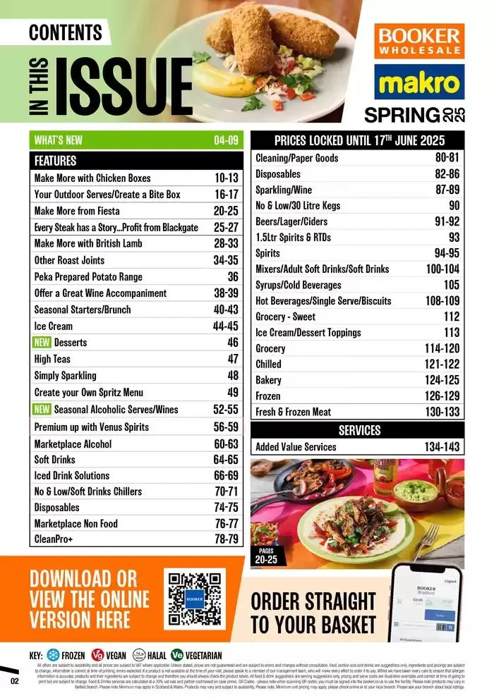 Catering Guide from 11 March to 17 June 2025 - Catalogue Page 2