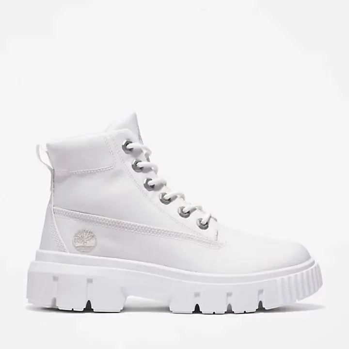 Greyfield Canvas Boots for Women in White