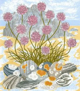 Sea Pinks and Pebbles
