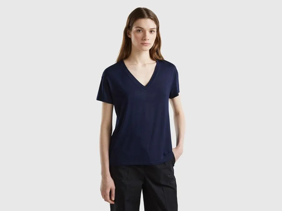 T-Shirt aus nachhaltiger Stretchviskose