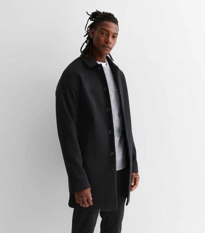 Black Unlined Formal Coat