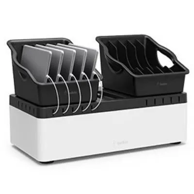 Belkin Store&Charge Go Bundle B2B160vf USB charging station Mains socket Max. output current 24000 mA 10 x Mains socket,