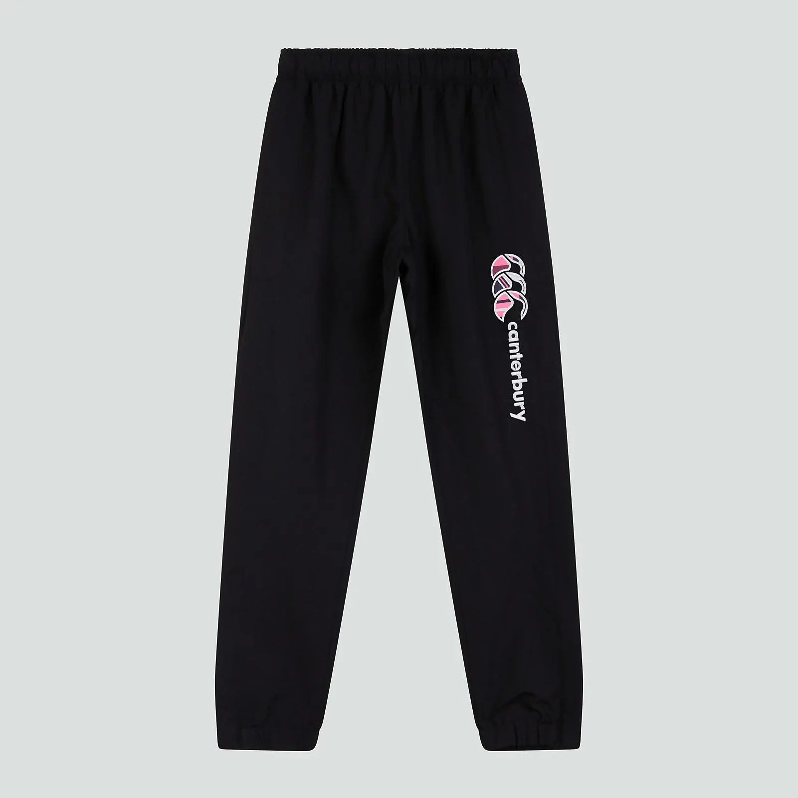 JUNIOR GIRLS UGLIES TAPER CUFF STADIUM PANTS BLACK