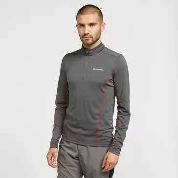 Men’s Dart Zip Neck Long Sleeve T-Shirt