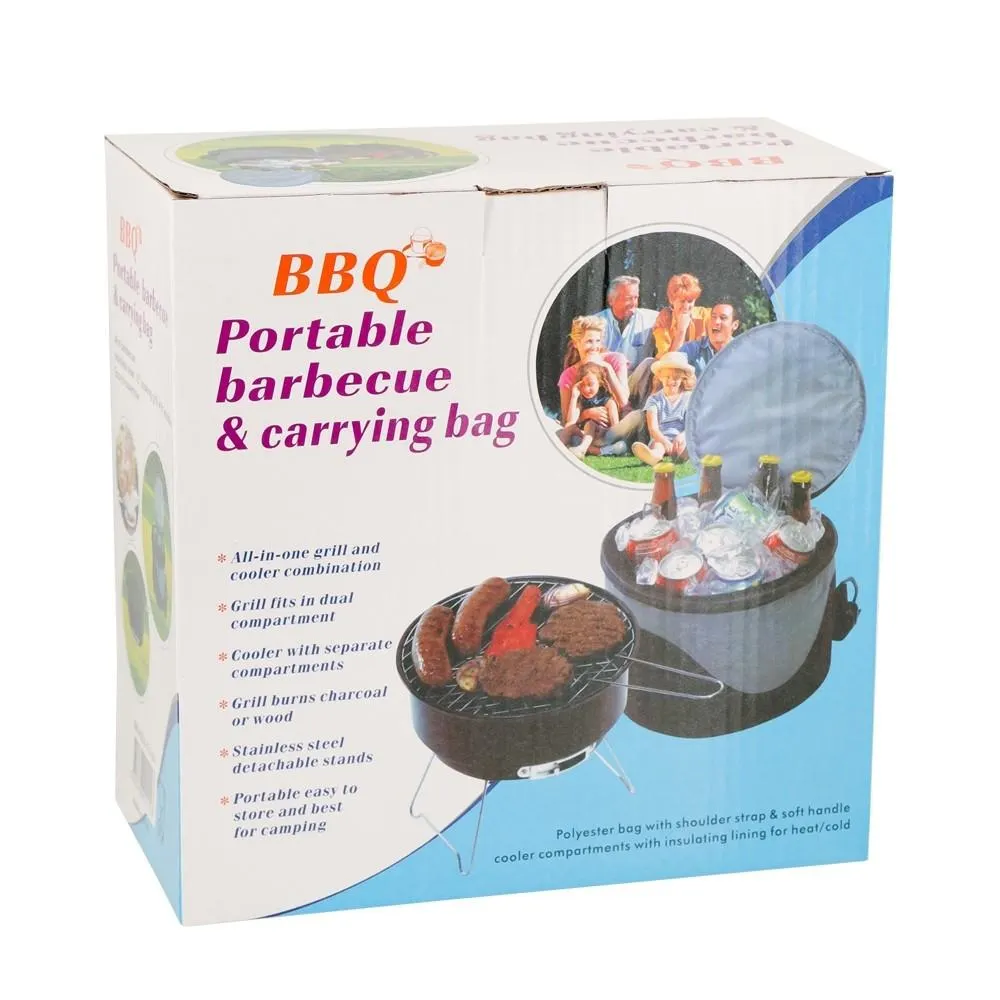 BBQ GRILL WITH COOLER BAG