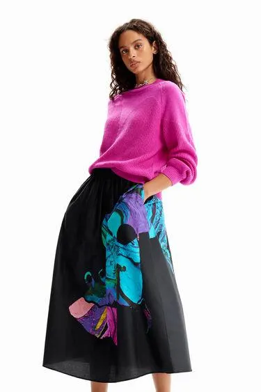 M. Christian Lacroix floaty midi skirt