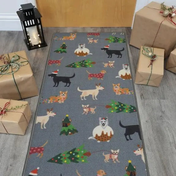 Christmas Dogs Runner