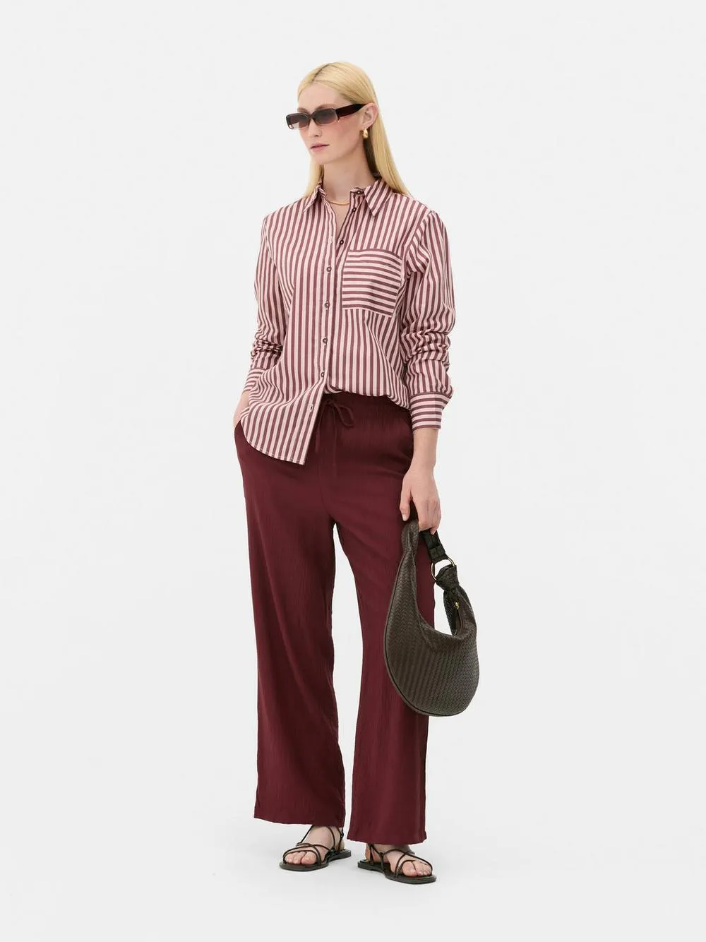 Striped Poplin Shirt