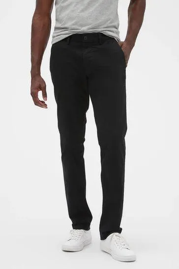 Essential Chinos in Slim Fit with Washwell