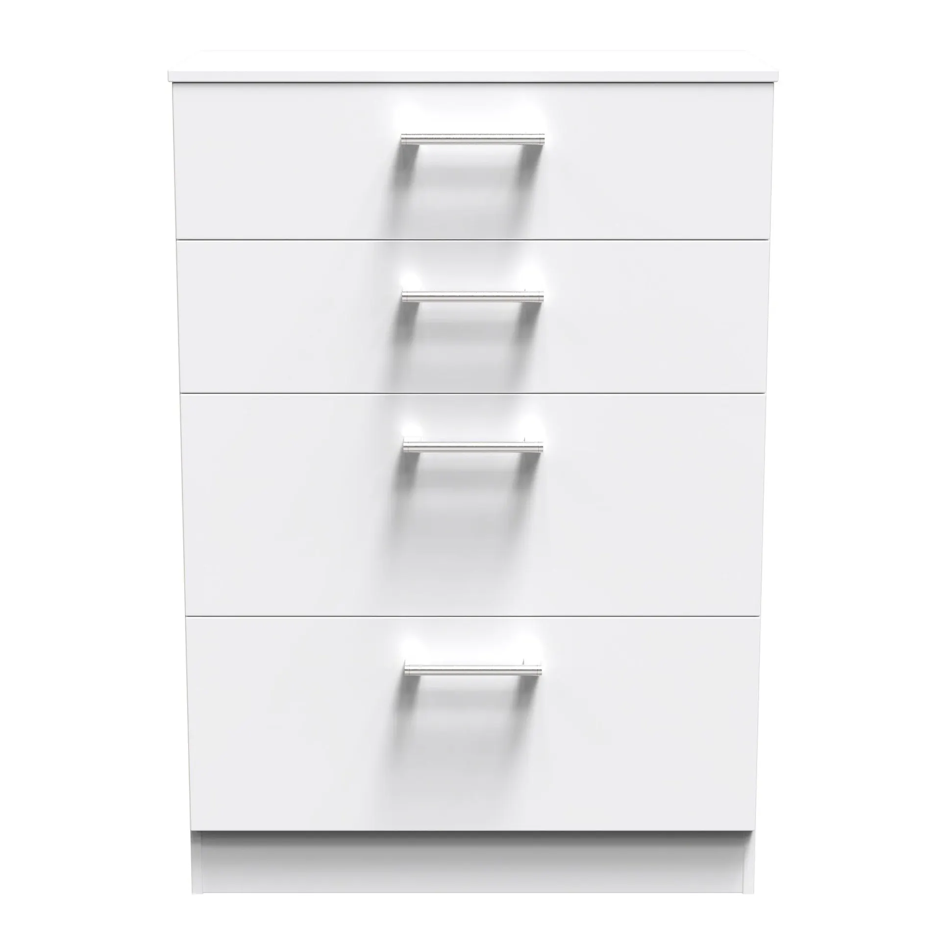 Denver Ready Assembled Chest Of Drawers with 4 Drawers - White