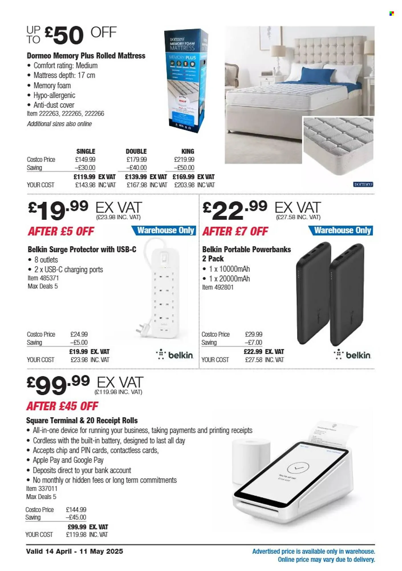 Costco leaflet from 14 April to 11 May 2025 - Catalogue Page 8