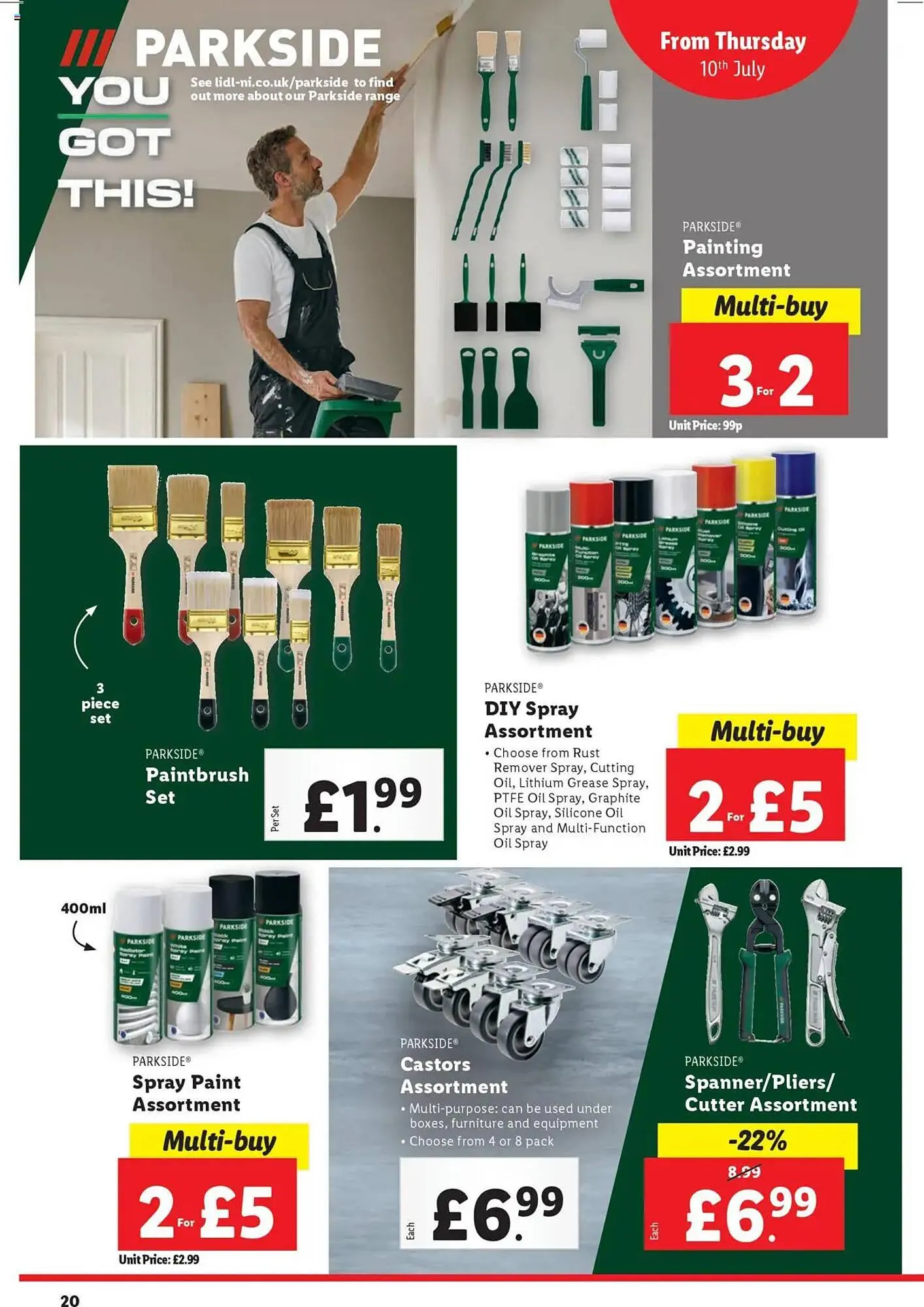 Lidl leaflet from 10 July to 17 July 2025 - Catalogue Page 20