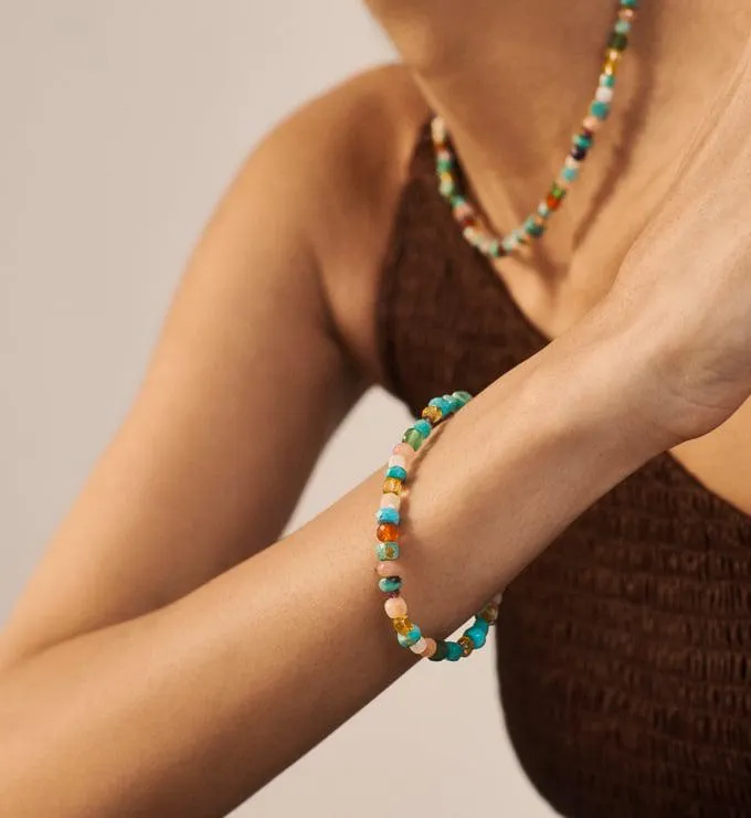 Freedom Beaded Gemstone Bracelet