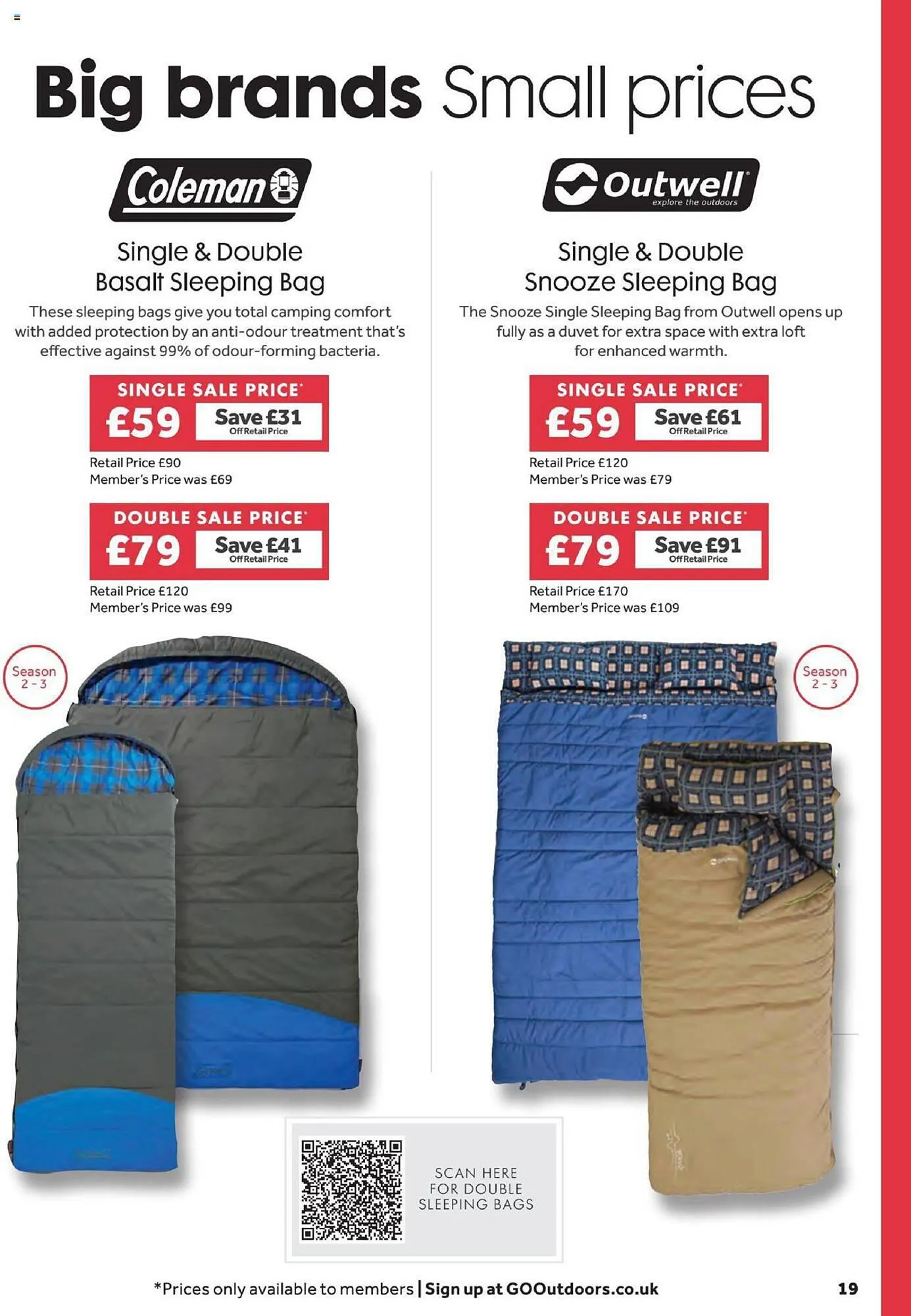 GO Outdoors Weekly Offers from 13 July to 13 September 2023 - Catalogue Page 19